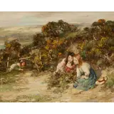 William Stewart MacGeorge, The treasure-hunt, oil on canvas