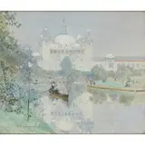 Robert McGowan Coventry, Industrial Hall, Glasgow International Exhibition, 1901, oil on panel
