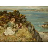 William Stewart MacGeorge, Daydreaming, oil on canvas