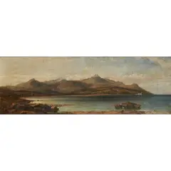 George Edward Hering, Brodick Bay, Isle of Arran, oil on canvas
