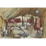 Stanley Cursiter, Military Hospital, Abbeville