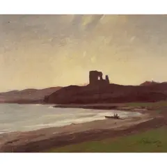 Sir David Young Cameron, Aros, Isle of Mull, oil on canvas