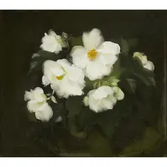 White Roses by Stuart Park, oil on canvas, sold Dec 2019