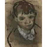 Joan Eardley, Boy with Brown Hair