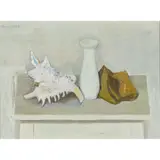 Alberto Morrocco, Still life with shell