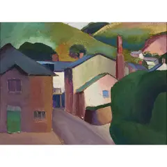 TIMBERSCOMBE by William McCance, oil on board, sold Dec 2019