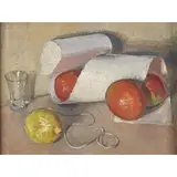 William McCance, FRUIT COMPOSITION, oil on board