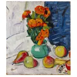 George Leslie Hunter, Still life with marigolds
