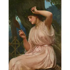 Edward Poynter, PHYLLIS 'EST HEDERAE VIS MULTA, QUA CRINES RELIGATA FULGES', Oil on canvas