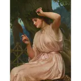 Edward Poynter, PHYLLIS 'EST HEDERAE VIS MULTA, QUA CRINES RELIGATA FULGES', Oil on canvas