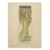Alphonse Mucha, GISMONDA SARAH BERNHARDT THÉÂTRE DE LA RENAISSANCE, lithograph in colours, printed by Chaix, Paris, condition A-