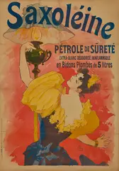 Jules Chéret, SAXOLÉINE, backed on paper