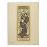 Alphonse Mucha, LORENZACCIO, lithograph in colours, printed by Chaix, Paris, condition A