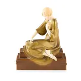 Paul Philippe, SEATED VIOLIN PLAYER, DESIGNED CIRCA 1925, cold-painted bronze and ivory, onyx base