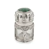 Omar Ramsden, TOILET JAR, 1897, glass and enamel