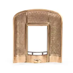 Robert Lorimer, ARTS & CRAFTS FIREPLACE INSERT, CIRCA 1900, cast bronze