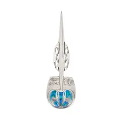'CYRMIC' CORONATION SPOON, 1901 by Archibald Knox, enamel, sold Apr 2026