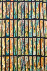 John Piper, PAIR OF 'ARUNDEL' CURTAINS, CIRCA 1960, marked to selvedge ‘ARUNDEL/ AN ORIGINAL SCREEN PRINT BY SANDERSON’ (2)