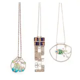 Norman Grant, THREE PENDANTS, 1970s, silver and enamel, comprising a FISH PENDANT