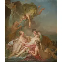 Jean-Baptiste-Henri Deshays, PSYCHE ABANDONED BY CUPID, oil on canvas