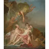 Jean-Baptiste-Henri Deshays, PSYCHE ABANDONED BY CUPID, oil on canvas