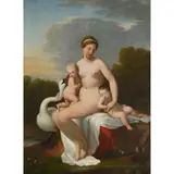 Charles Paul Landon, LEDA AND THE SWAN, oil on canvas