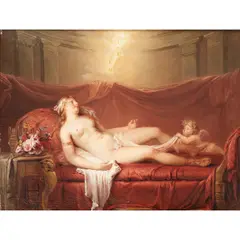 Joseph-Marie Vien, DANAË, oil on canvas