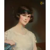 Adolph Pirsch, COMTESSE MARIE-NOËLE DE VAUX, c.1925, oil on canvas