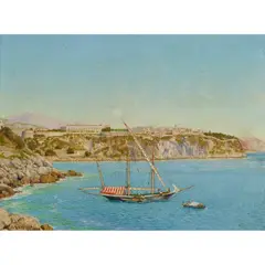 John Mulcaster Carrick, MONACO, 1883, oil on canvas