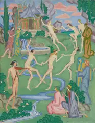Roger Fry, THE DANCERS, c.1910, oil on board