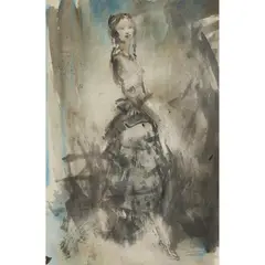 Ambrose McEvoy, NICOLETTE, 1923, watercolour
