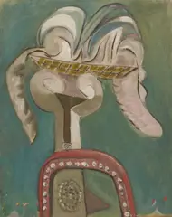 Ceri Richards, COSTERWOMAN, 1939, oil on canvas