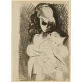 Ceri Richards, GIRL WITH CAT