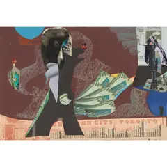 Roland Penrose, EDUCATION, 1983, collage