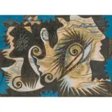 Eileen Agar, LEDA AND THE SWAN, pastel and gouache on paper
