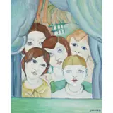 Léon Navez, LA GRANDE GUIGNOLE, 1930, oil on canvas