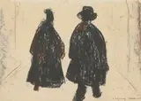 L. S. Lowry, THE MOURNERS, 1955