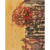 John Piper, STUDY FOR WATSON HOUSE MURALS, ink and watercolour with wax resist on paper