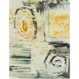John Piper, STUDY FOR WATSON HOUSE MURALS, gouache and watercolour with wax resist on paper