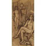 Edward Wolfe, GIRLS IN THE STUDIO, c.1930s