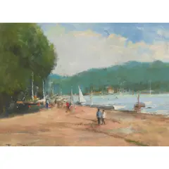 Roy Petley, LANDSCAPE, oil on board
