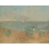 Mary Potter, SWANAGE, HOT DAY, 1959, oil on canvas