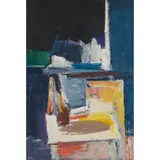 Peter Kinley, STUDIO INTERIOR WITH WINDOW (I), 1960, oil on canvas