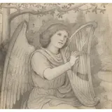 Wyndham Hope Hughes, ORPHEUS, pencil on paper