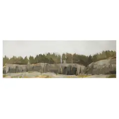 Anna King, CAMBUSBARRON QUARRY, oil and charcoal on board