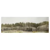 Anna King, CAMBUSBARRON QUARRY, oil and charcoal on board