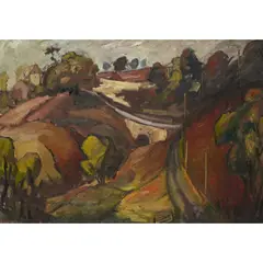 Gary Anderson, POLWARTH KIRK, oil on board