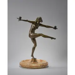 Marcel Bouraine, DANCER, patinated bronze