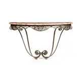 Edgar Brandt, 'SIMPLICITÉ' CONSOLE TABLE, CIRCA 1925, marble (2)