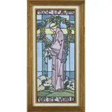 Ernest Archibald Taylor, 'ROSE LEAVES FOR THE WORLD', watercolour with gold paint, framed